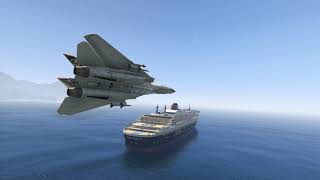 F-14D Tomcat Pattern Work at Sandy Shores and OLF EL Gordo (GTA V) screenshot 5