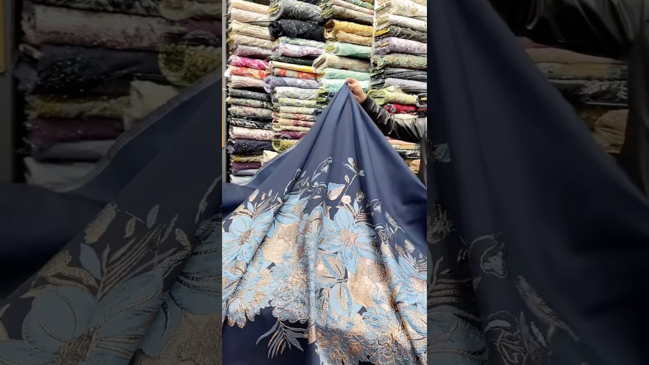 Do you know why they are looking at that fabric? because it’s special!￼