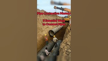 Pipe Connection Mastery: 5 Essential Ways to Connect Pipes, #Pipe #joining #shorts #piping #pipeline
