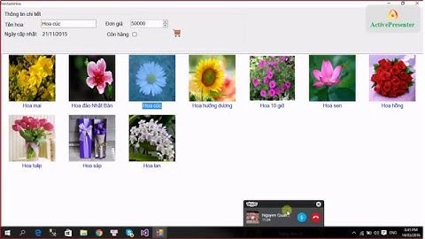 Sử dụng control ListView trong WindowForm C#