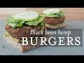 Black Bean Hemp Burgers