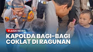Kapolda Metro Jaya Tinjau Taman Margasatwa Ragunan, Bagi-bagi Coklat ke Anak-anak