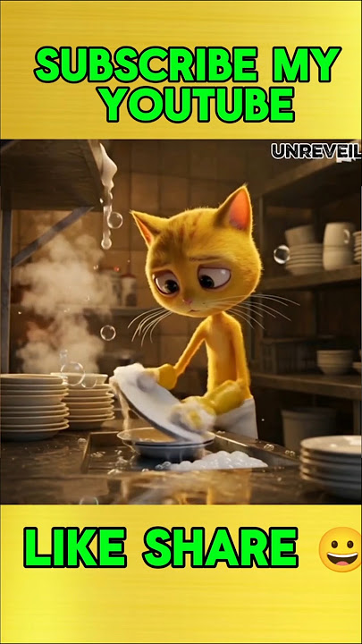 Miaw Miaw pure cat | Heartbroken Cat Transforms After Breakup  Viral Sad Cat Story #meow #ai #video