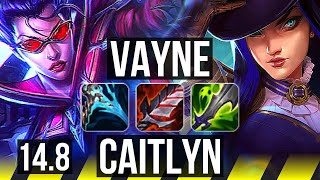 VAYNE & Janna vs CAITLYN & Hwei (ADC) | 72% winrate, 42k DMG | EUW Diamond | 14.8