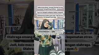 Kenapa gym sering disebut sebagai terapi? Baca di Instagram/TikTok @insighani , yukk! #gymgirls