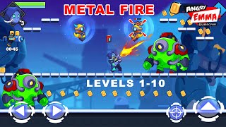 Metal Fire - Space Invader - Levels 1-10 + BOSS [2K 60fps] screenshot 4