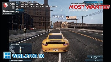 NEED FOR SPEED: MOST WANTED (2012) on Android | Winlator 10 (Hotfix) | Snapdragon 680 | 4gb ram
