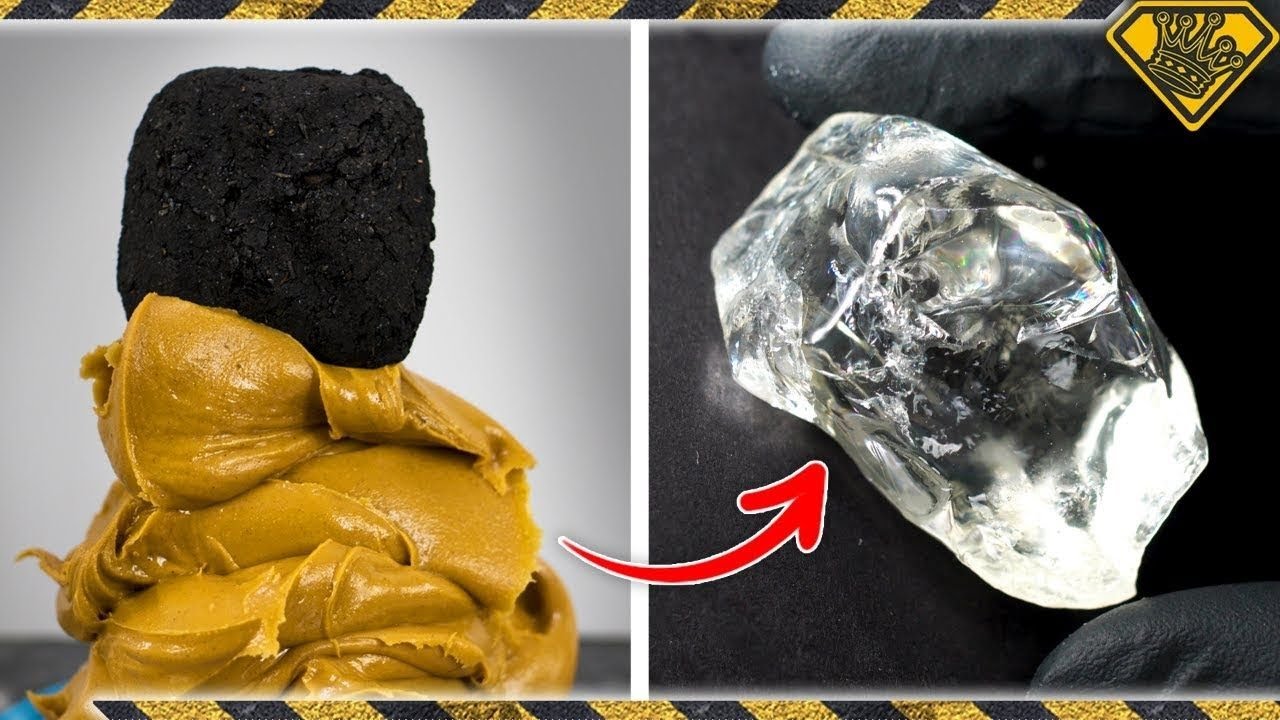 Turning Coal into Diamonds, using Peanut Butter! TKOR On How To Make Peanut Butter Coal Crystals