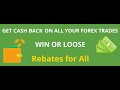 Cashback Forex - Receive money back for every single Spread you pay !