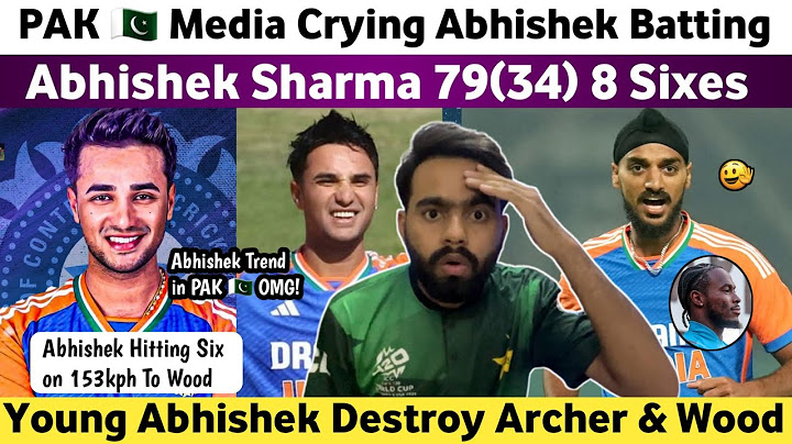 Pak Media Crying Abhishek Sharma 79(34) Vs Eng | Ind Vs Eng 1st T20 Match | Ind Beat Eng 1st T20 |