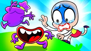 Where Is My Tail?!😨 Funny English for Kids! #animation #kids #funny #shorts