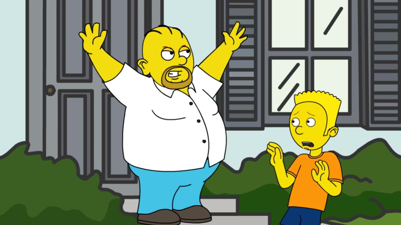 Bart simpson buys a car with Homer's credit card