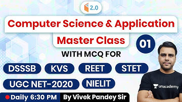 6:30 PM - REET, DSSSB, KVS, STET, UGC NET, NIELIT Exams | CS by Pandey Sir | Introduction