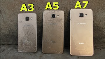 Samsung Galaxy A7 vs A5 vs A3 (2016) - Drop Test (4K)