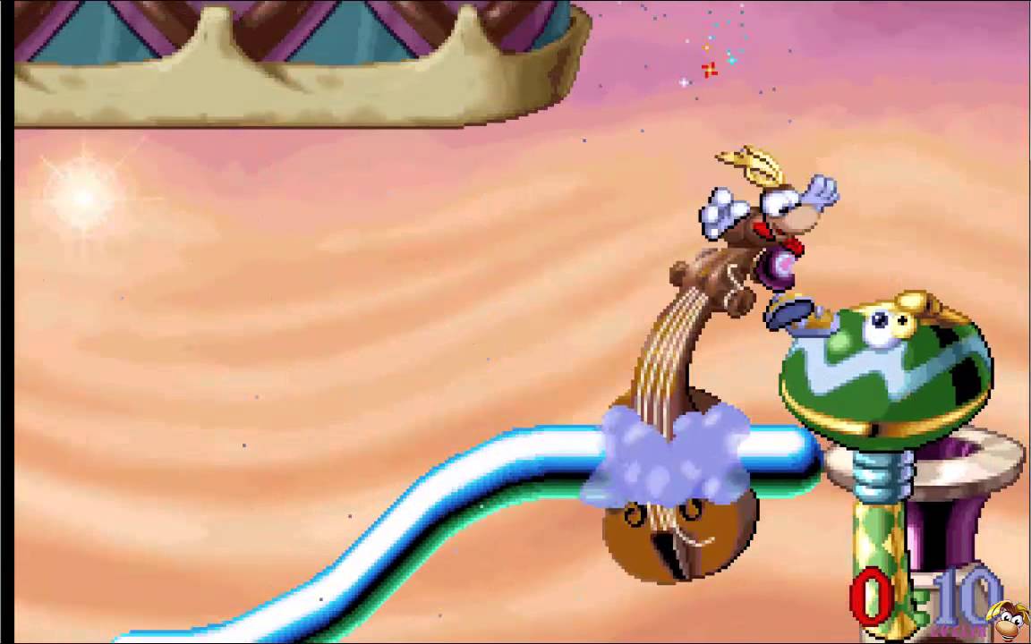 Rayman 60 Levels - Music - Map 2 (easy) - [MS-DOS] - YouTube