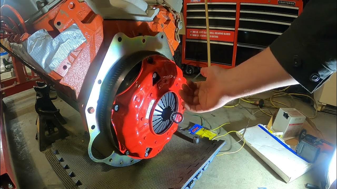 472 Cadillac with a T56 6 speed part 4. Installing my bellhousing