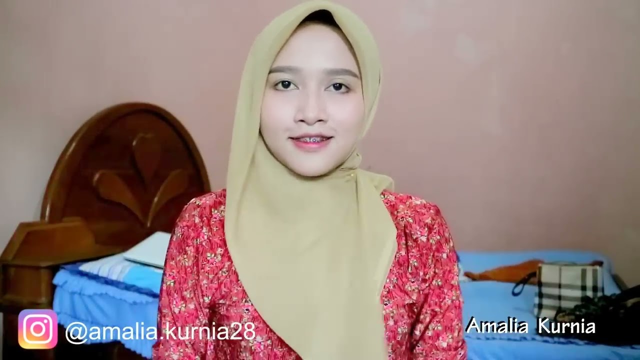 Tutorial Hijab Segiempat Paris Untuk Kondangan Amalia Kurnia 2017 Youtube