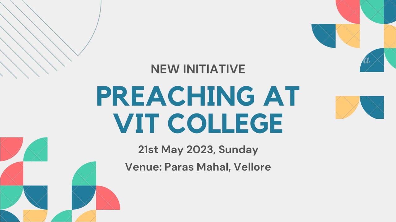 VIT Students Preaching - VLOG