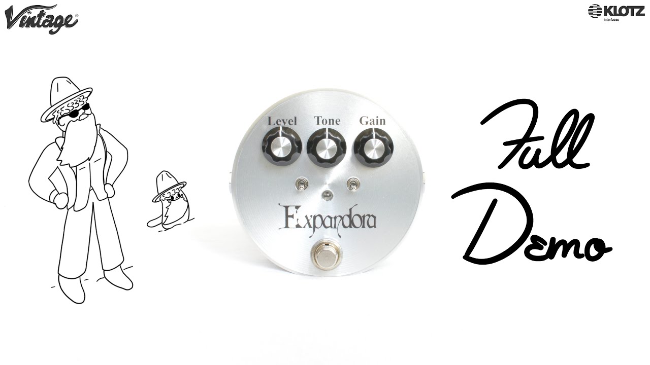 Expandora Vintage Reissue DEMO & REVIEW | EXP-2000 w/ NOS LM308 | Guitar +  Bass, Clean vs Dirty Amp!