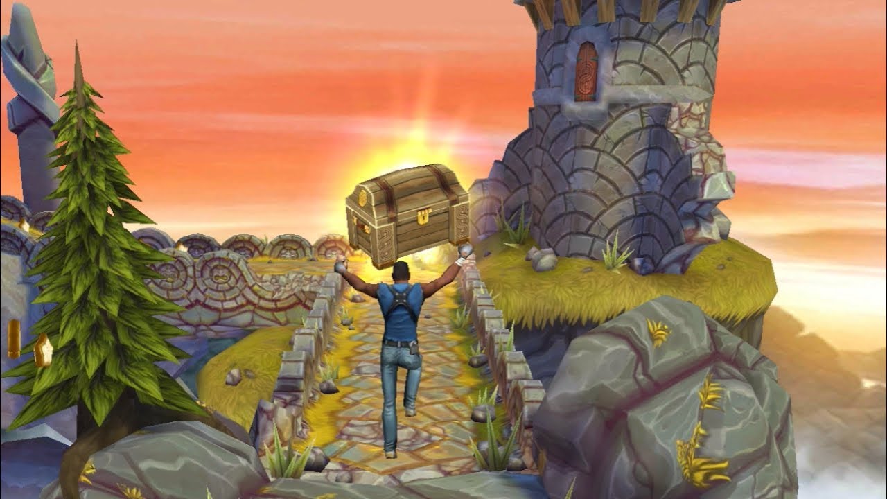 Temple Run 2 - Barry Bones score 1 299 600 Gameplay Full Screen HD 6 min 37s