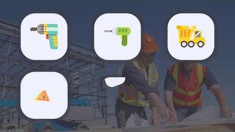 Flat Animated Icons   Construction Building Pack After Effects Template