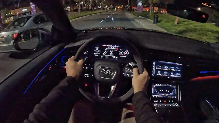 2023 Audi RSQ8 POV Night Drive (3D Audio)(ASMR)