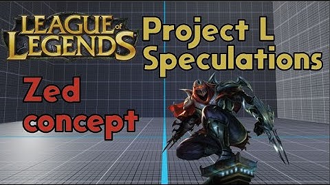 Zed is not your typical ninja in Project L  A Project L character concept