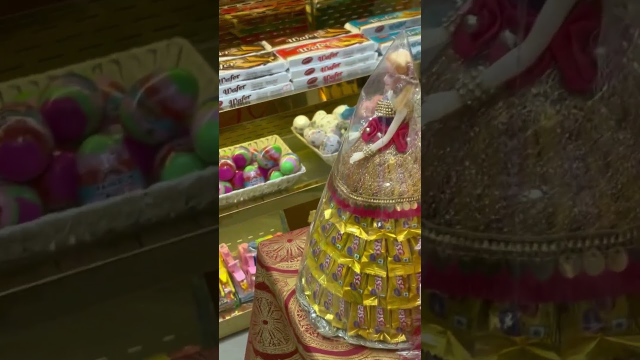 Customized chocolate gift wrapped  indian traditional dolls ❤️