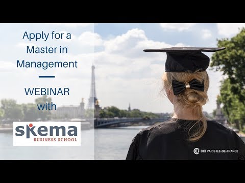 How to apply for a Master's in Management? (With Skema BS)