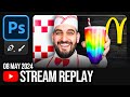 LIVE Thumbnail Design - Milkshakes!