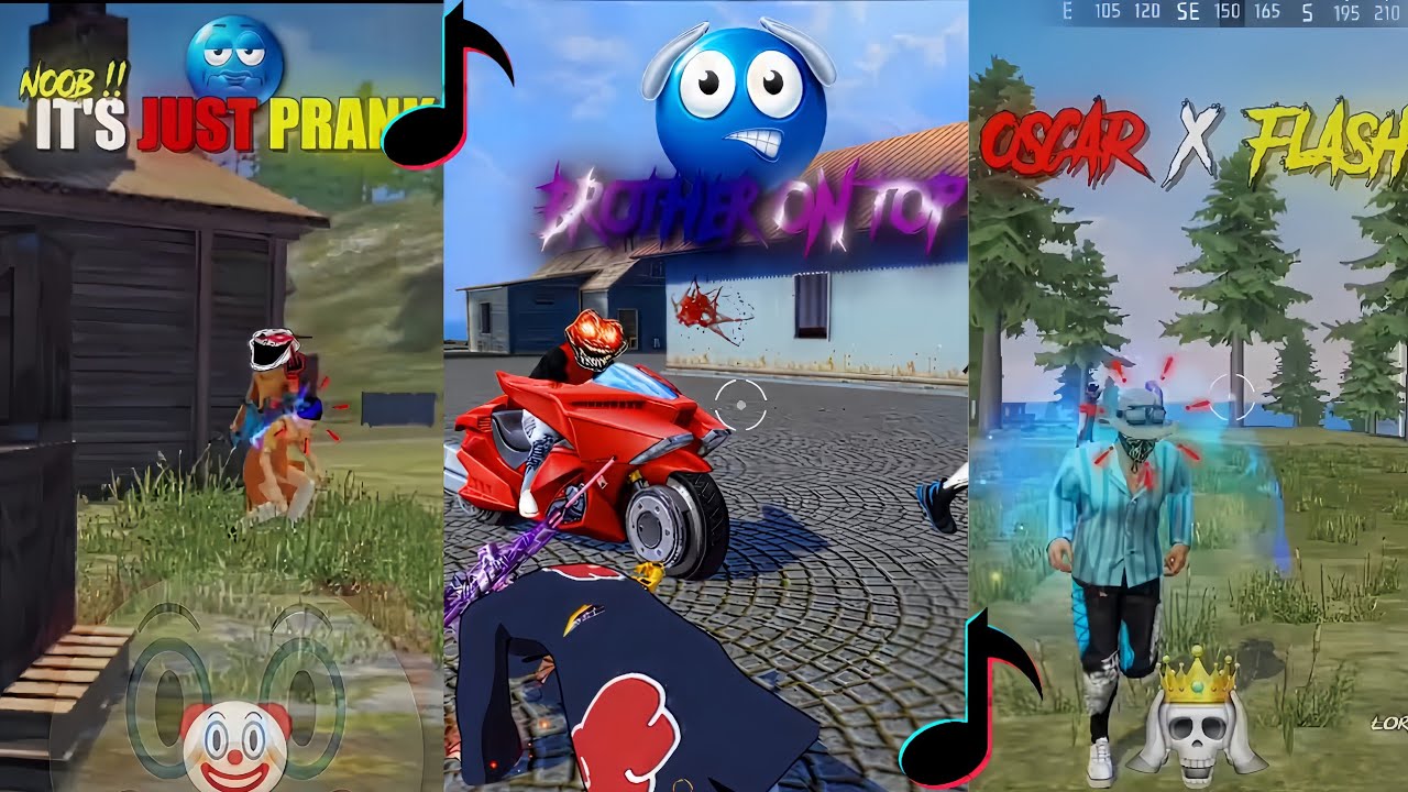 BEST VIDEO 🥵🥶FREE FIRE EDIT TIK TOK TROLL FACE PART-91🗿