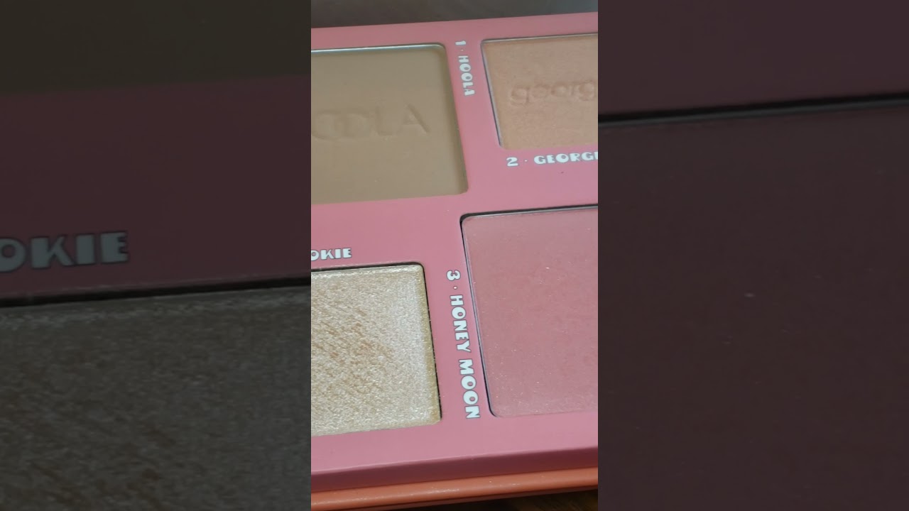 Benefit Fouroscope Earth Angel Palette Swatches