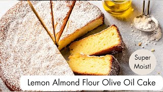 Gluten-Free Olive Oil Cake with Lemon \& Almond Flour