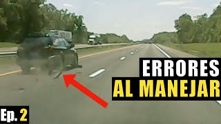 TOP ERRORES AL MANEJAR cuando ESTALLA una LLANTA | Velocidad Total