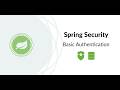 S1: Spring Security: Basic Authentication - Imran YAZIDI