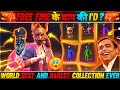 FREE FIRE KE BAAP KI ID?😱|| WORLD BEST AND RAREST COLLECTION EVER😱|| GARENA FREE FIRE