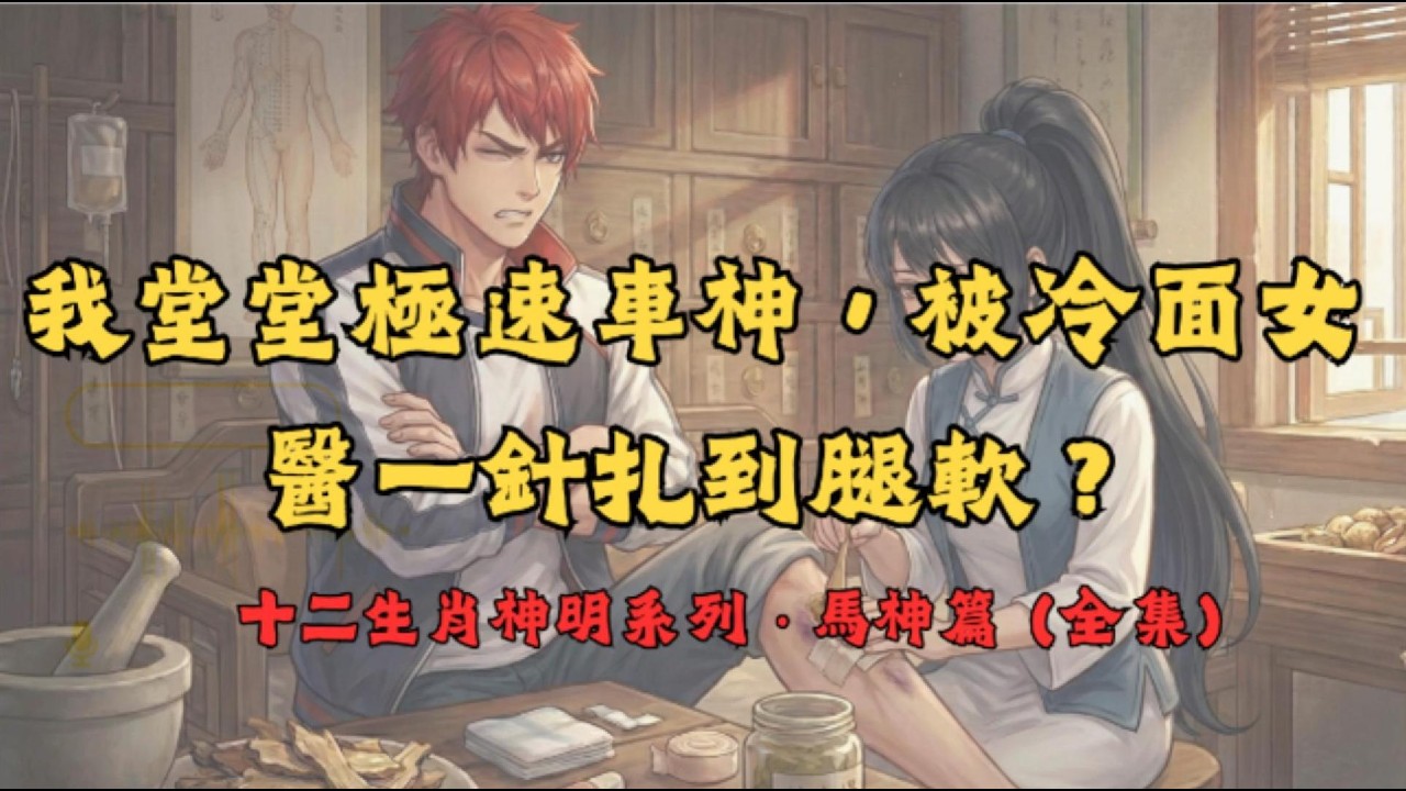 【馬年大吉】我堂堂極速車神，被冷面女醫一針扎到腿軟？落難馬神遇上最強中醫，「神聖的生理反應」控制不了了  賽車手馬神 ╳ 冷靜推拿師