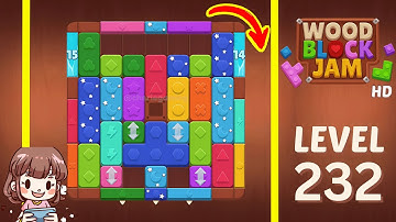 Wood Block Jam Level 232 Solution Walkthrough