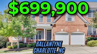 Tour a $699,900 Townhouse in Ballantyne! Charlotte, NC Real Estate