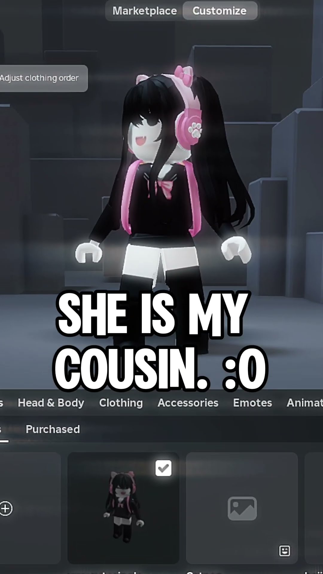 She is my COUSIN.. ?