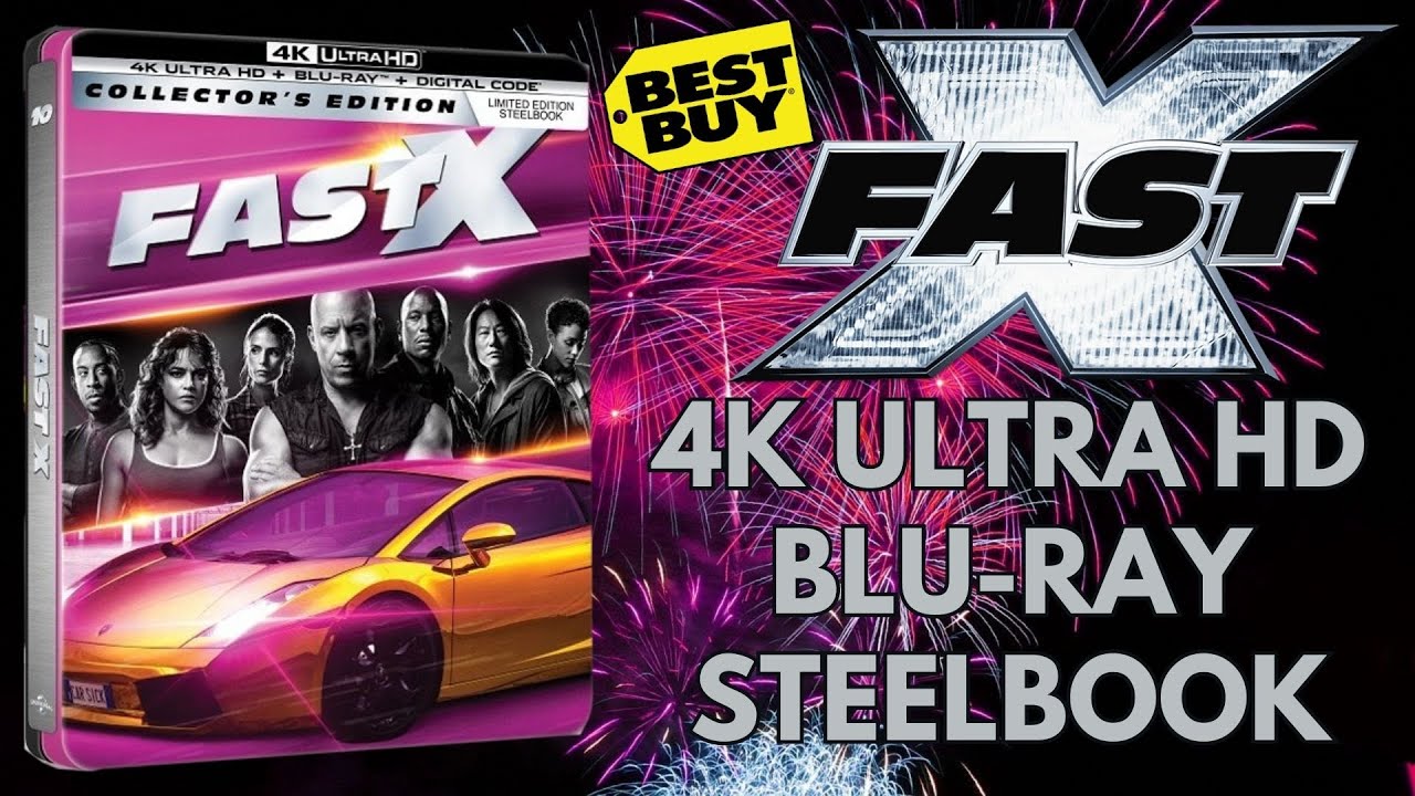 Fast X Best Buy Exclusive 4K Ultra HD Blu-ray Steelbook 