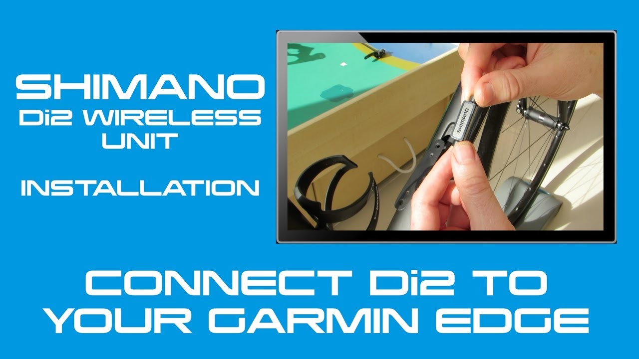 Shimano Di2 Wireless Unit Installation Garmin Pairing) -