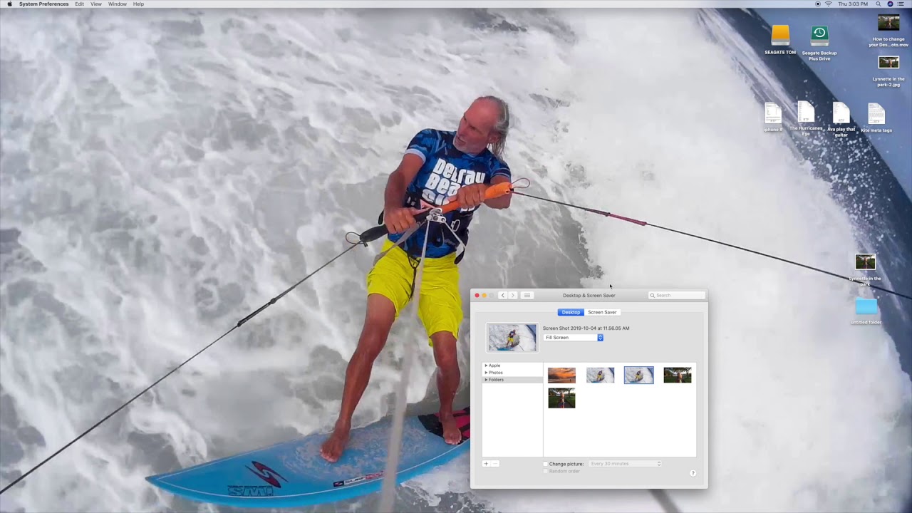 How to change the photo or screen saver on your Mac Desktop YouTube
