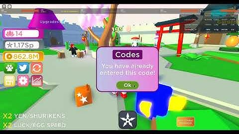 Ninja Click Simulator Free Codes | Roblox | DarkDevilsYT