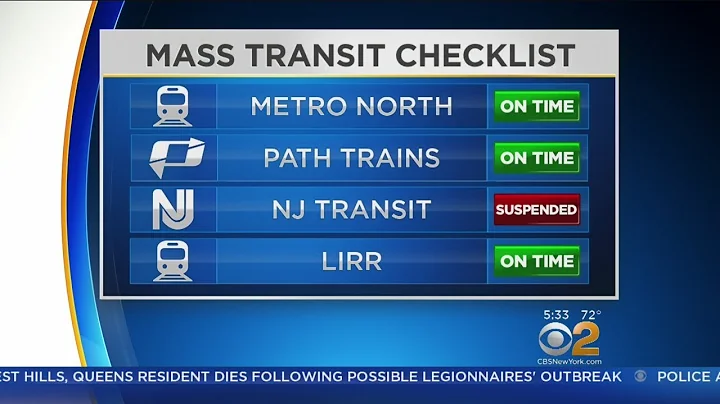 NJ TRANSIT Gladstone Branch Service Suspended