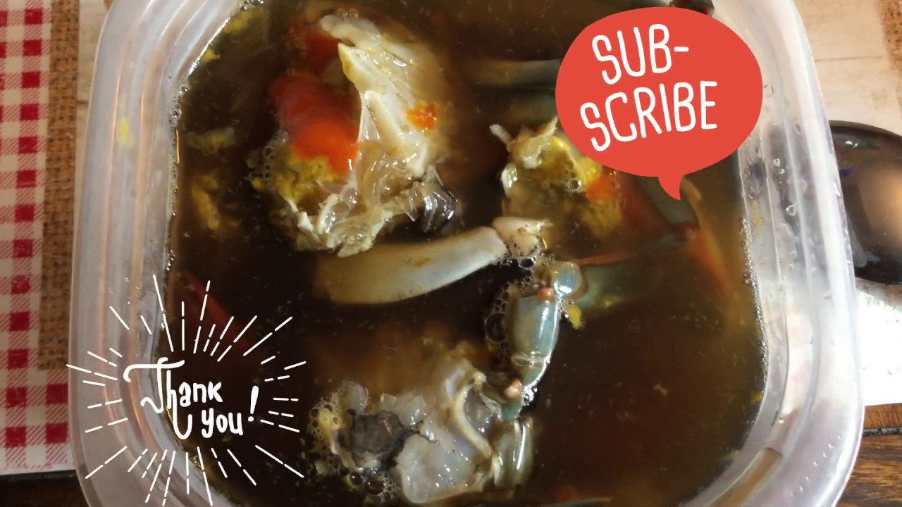 ปูม้าดอง Pickled crab with fish sauce YouTube