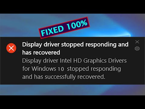 Display Driver Stopped Responding and has Recovered Windows 10, 7 & 8 | Fixed 100%