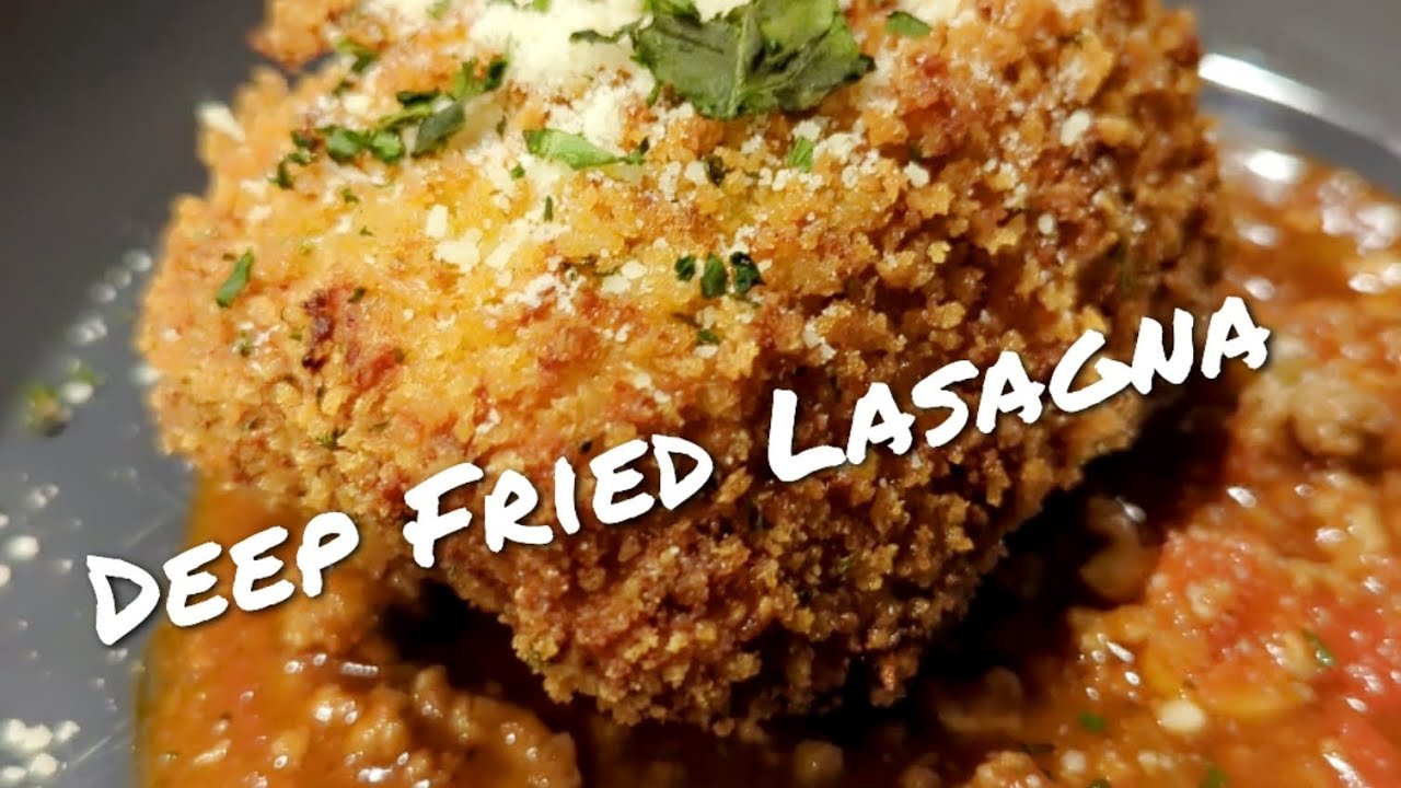 Deep Fried Lasagna 