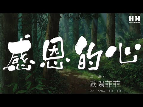 歐陽菲菲 - 感恩的心『花開花落 我一樣會珍惜』【動態歌詞Lyrics】