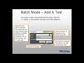 CurveMaster #10  Batch Mode Setup